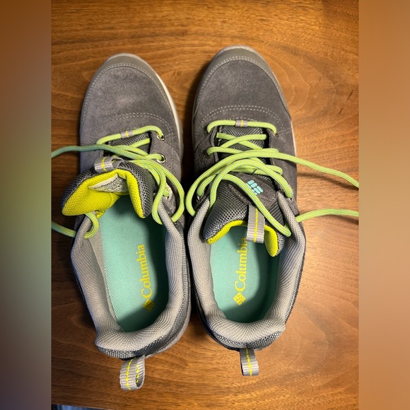 Columbia Women's Fire Venture Gray Suede Waterproof Trail Shoes Size 8 Like NIB - Picture 5 of 16